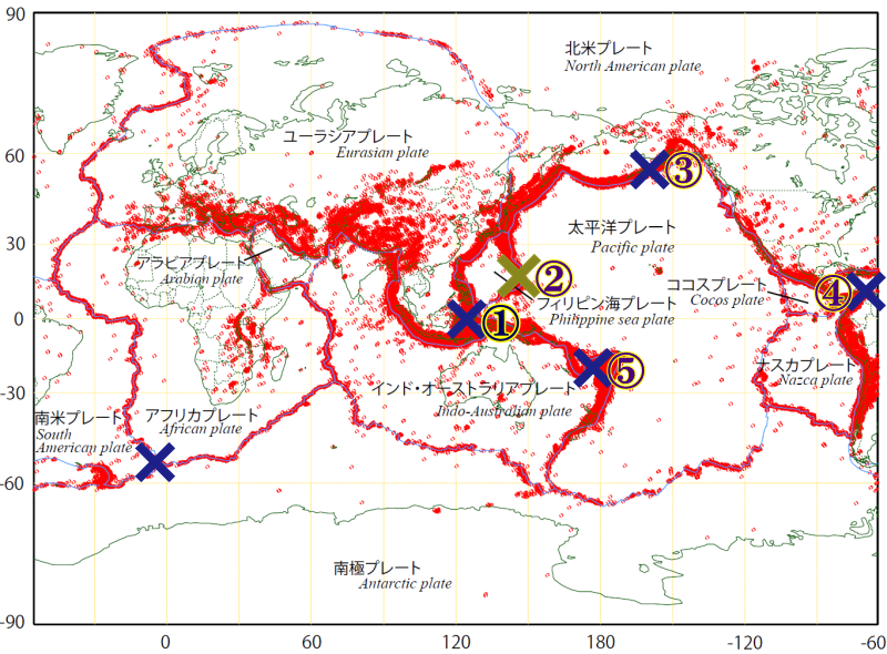 2021年8月世界的地震2